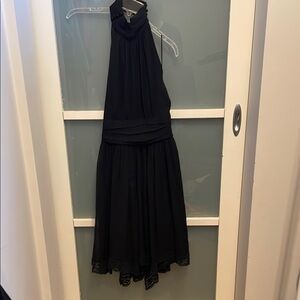 Twinkle by Wenlan Black Halter Dress